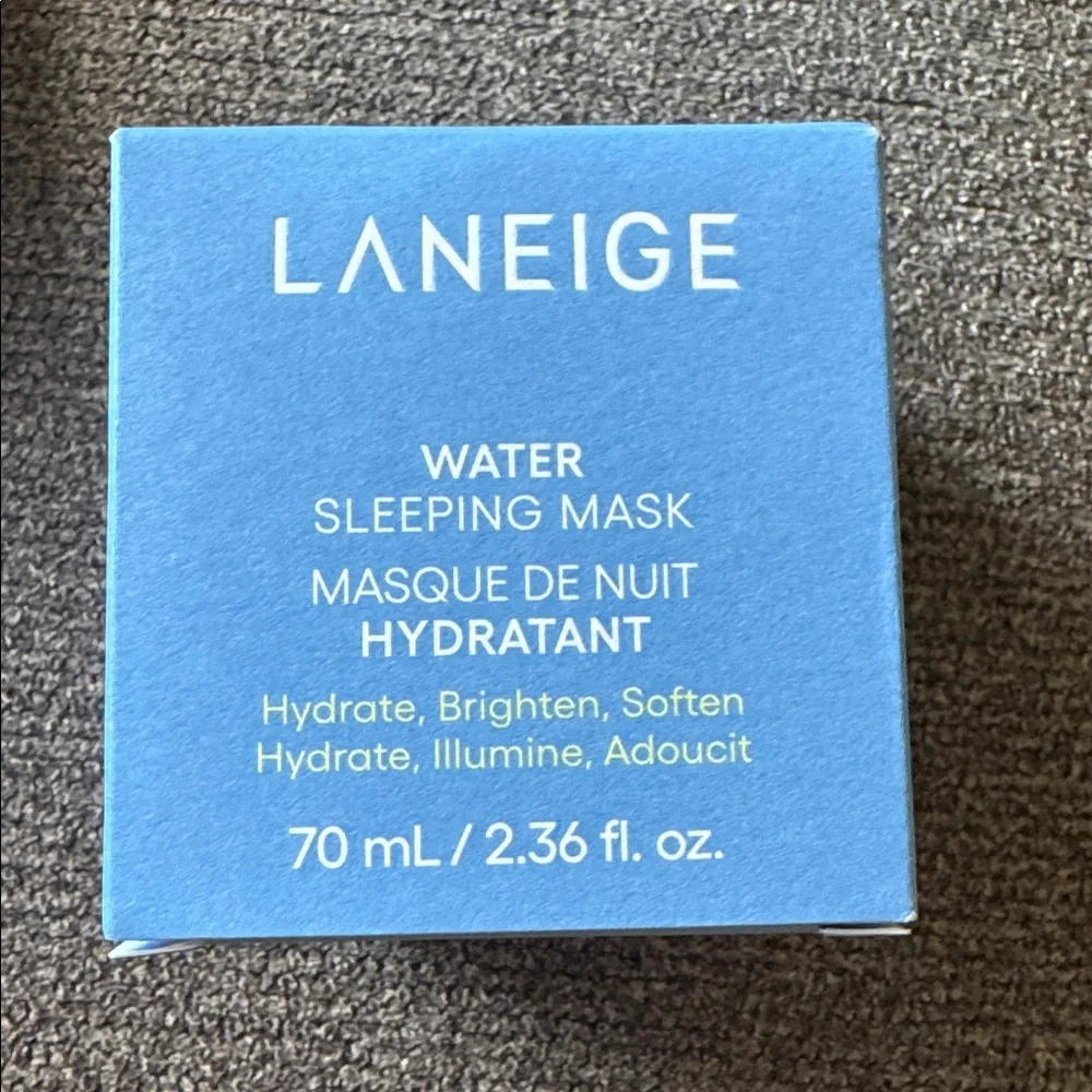 LANEIGE Water Sleeping Mask for Moisture Barrier Support - New in Box